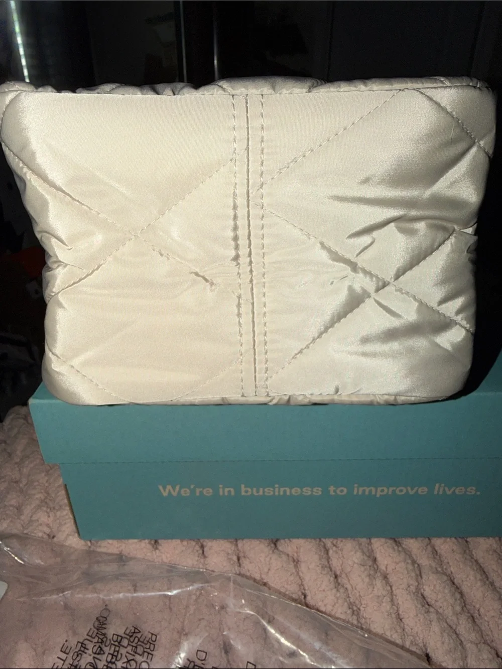NWT Vera Bradley Quilted Mini Lunch Bunch in Pumice Stone - Picture 4 of 7
